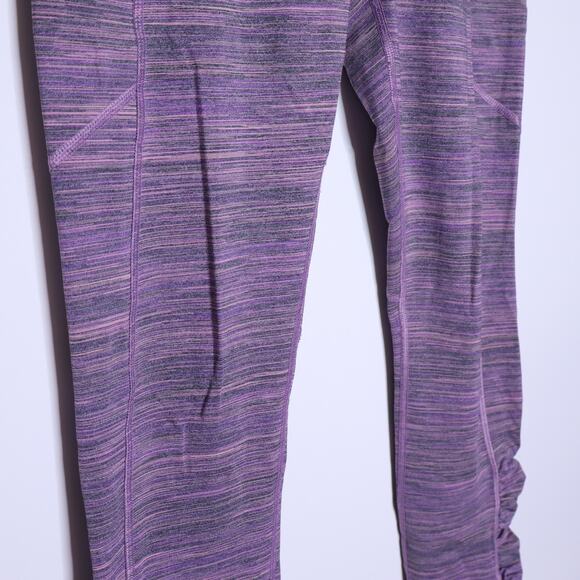 LULULEMON Speed Tight IV Space Dye Camo Violet Black Grape Active Women's 8 - Picture 5 of 9